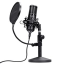 Trust GXT 269 EMITA II Streaming USB hljóðnemi á standi, svartur