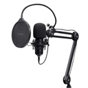 Trust GXT 270 EMITA+ II Streaming USB hljóðnemi með armi, svartur