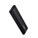 Trust 80mm M.2 SSD hýsing, USB-C, Key M, Svört