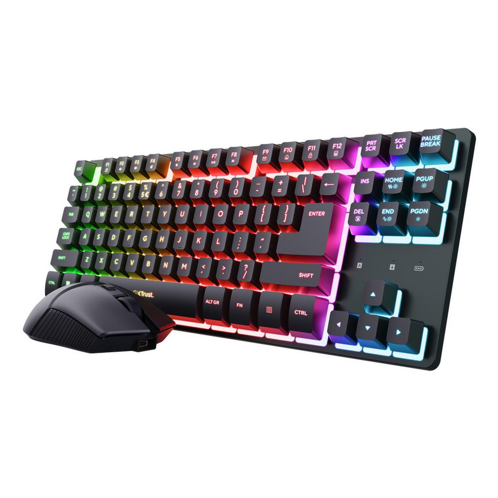 [26091] Trust GXT 832 Thado þráðlaust TKL RGB leikjasett