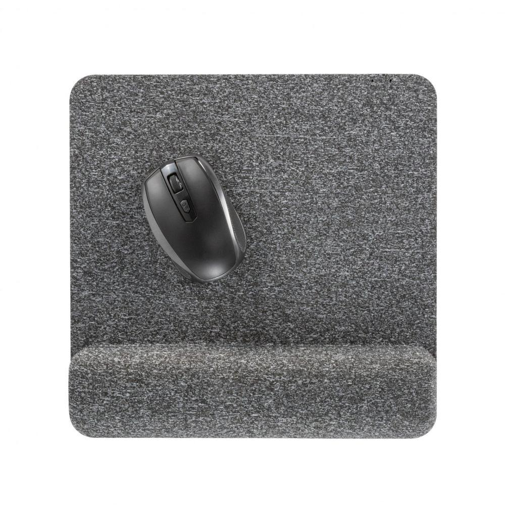 [32311] Allsop Premium Plush músarmotta með stuðningspúða, grá