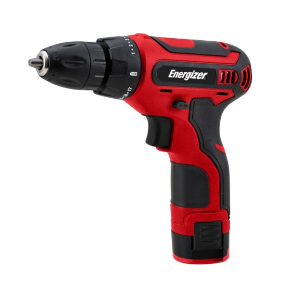 [3DR08] Energizer 12V þráðlaus skrúfvél/borvél með 12V hleðslurafhlöðu, USB-C