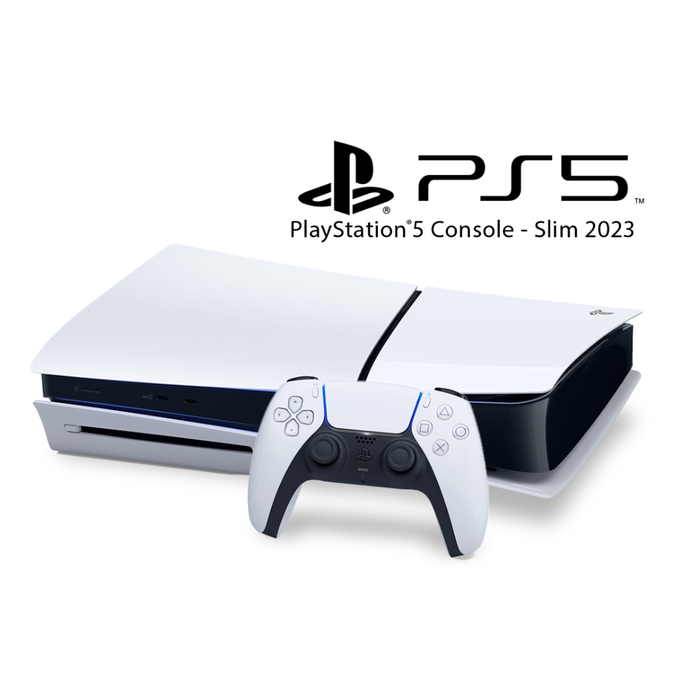 [1000040587] PlayStation 5 Slim leikjatölva 1TB diskadrifs útgáfa, hvít