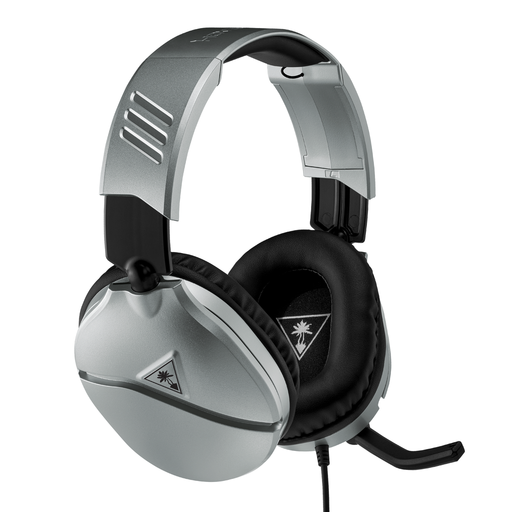 Turtle Beach Recon 70 leikjaheyrnartól með hljóðnema, silfur