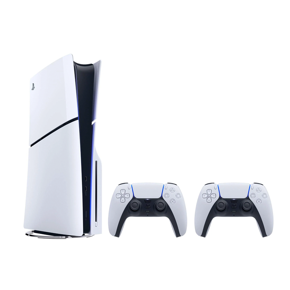 PlayStation 5 Slim leikjatölva 1TB diskadrifs útgáfa, 2x Dualsense Bundle