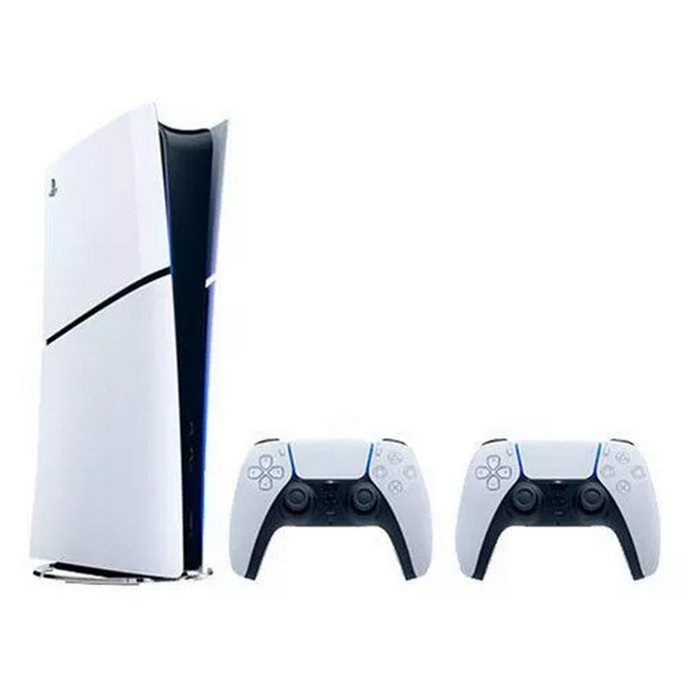 [1000042065] PlayStation 5 Slim leikjatölva 1TB stafræn útgáfa, 2x Dualsense Bundle