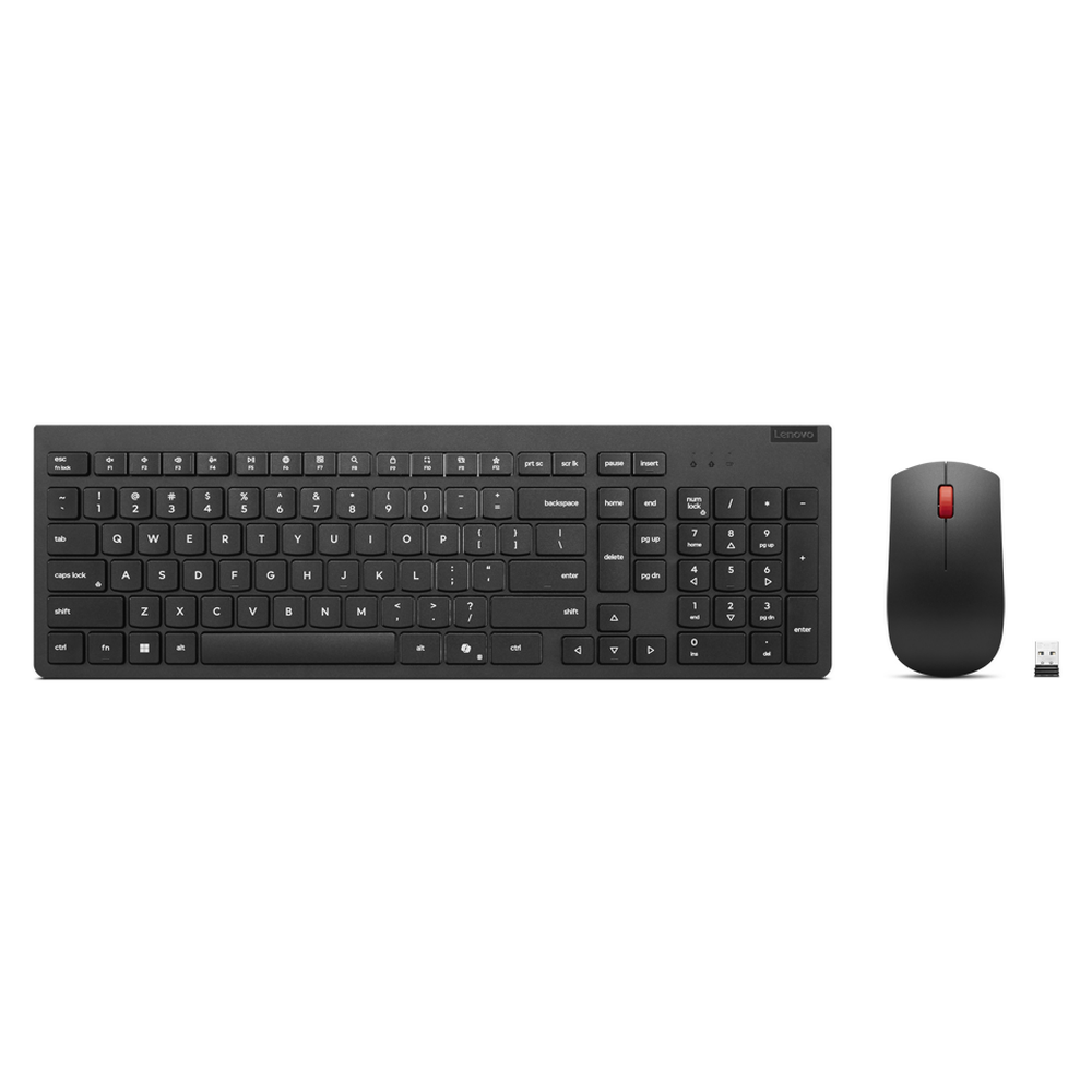 [4X31R64472] Lenovo Essential Gen2 þráðlaust lyklaborð + mús sett með íslenskum stöfum og Copilot hnappa