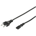 Straumkapall (8) 2-pinna 230V 1,5m, svartur