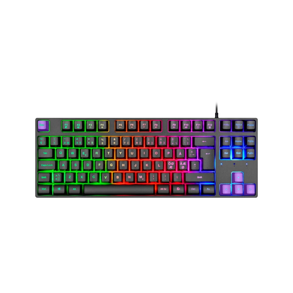 FiftySixty Owl TKL RGB leikjalyklaborð, svart