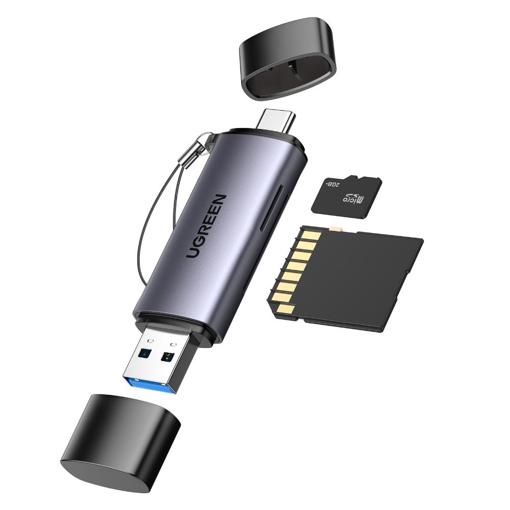 [50706] UGREEN 2-in-1 USB-C kortalesari
