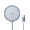 25W UGREEN MagFlow Qi2.2 þráðlaust hleðslutæki, hvítt