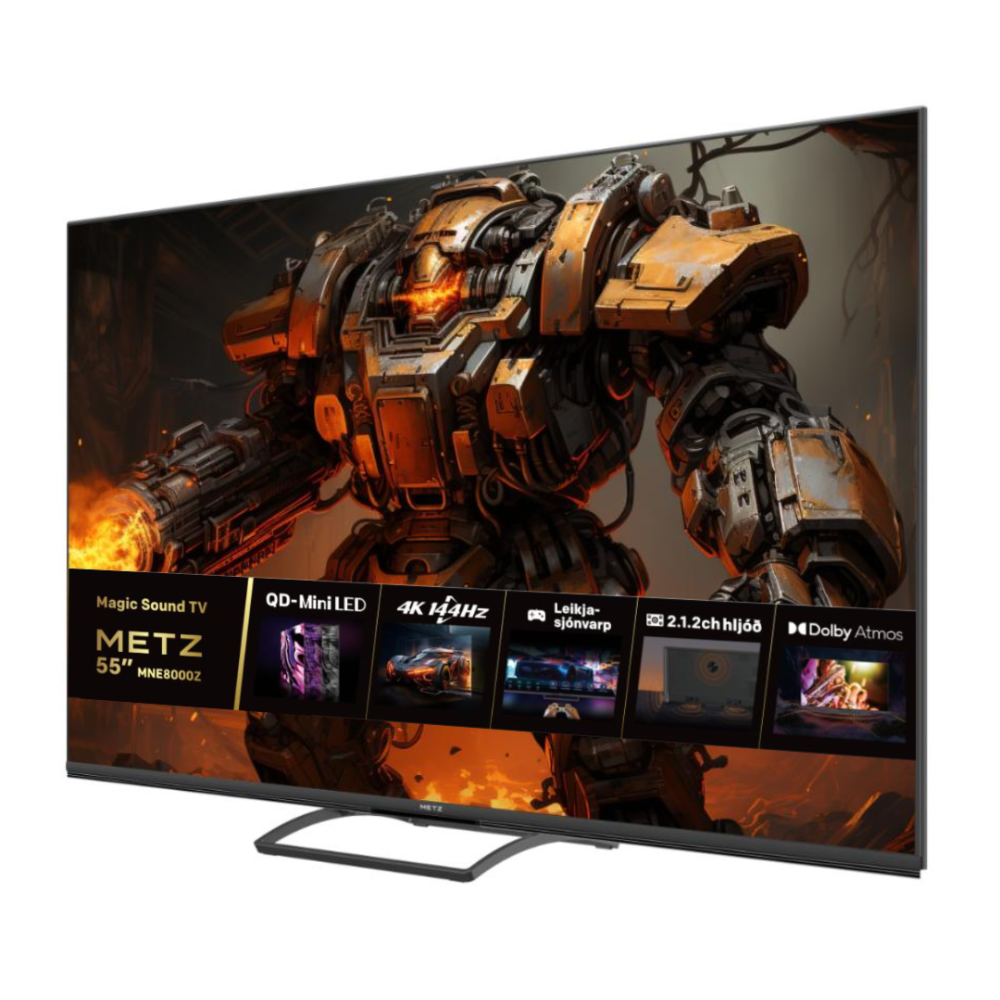 [55MNE8000Z] Metz 55" QD MiniLED 144Hz 4K Dolby Vision/Atmos Google TV snjallsjónvarp