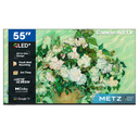 Metz 55" Frame QD QLED+ Canvas 4K Dolby Vision/Atmos Google TV snjallsjónvarp