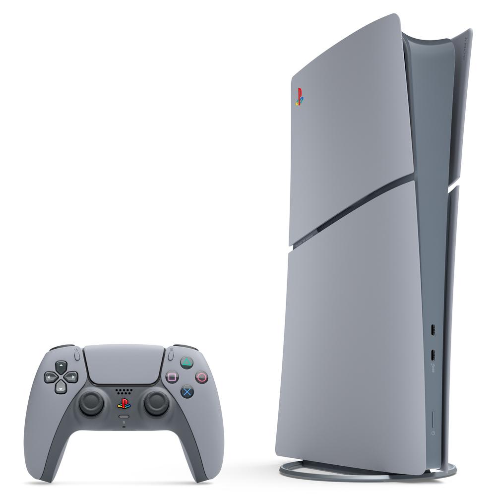 [1000046911] PlayStation 5 Slim leikjatölva 1TB stafræn útgáfa, 30 ára afmælisútgáfa