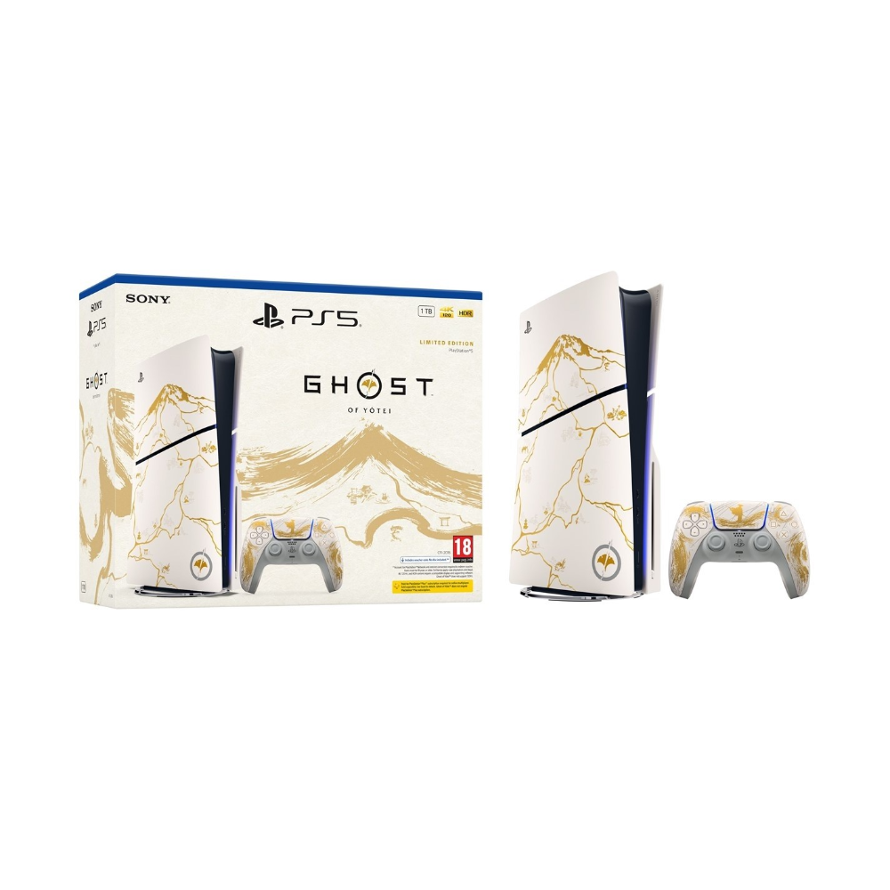 [1000048368] PlayStation 5 Slim leikjatölva 1TB diskadrifs útgáfa, Ghost of Yotei útgáfa
