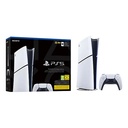 PlayStation 5 Slim leikjatölva 825GB stafræn útgáfa, mött hvít