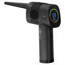 Goobay þráðlaus USB-C rykblásari með 5 hausum og innbyggðum skjá, svartur
