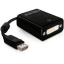 Delock DisplayPort í DVI breytistykki, hann/hún, 12cm