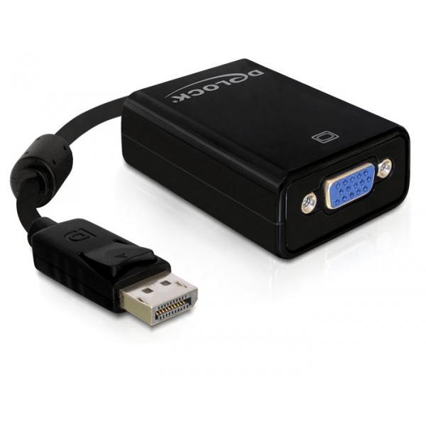 [61848] Delock DisplayPort í VGA breytistykki, svart