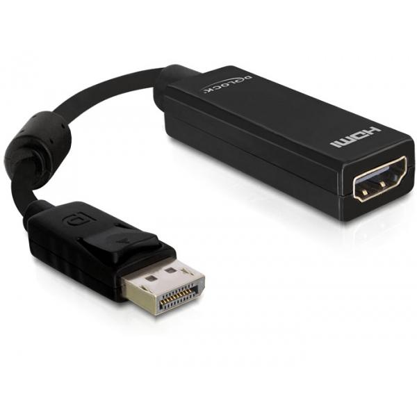 [61849] Delock DisplayPort í HDMI breytistykki, svart