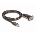 Delock USB-A 2.0 í Serial (9pin RS-232) breytikapall, 1,5m