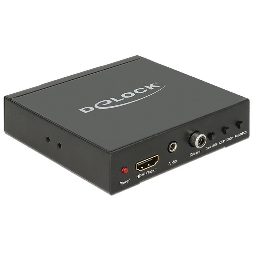 [62783] Delock Scart í HDMI FHD 60Hz breytir með skölunartækni