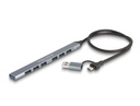 Delock 7 porta Slim HUB með USB-C/USB í 6x USB & USB 5Gbps