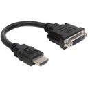 Delock HDMI í DVI-D DL, breytistykki, hann/hún, 20cm
