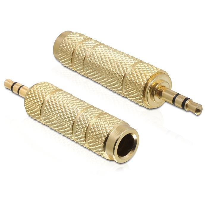 [65360] Delock 3.5mm stereo jack í 6.35mm, breytistykki