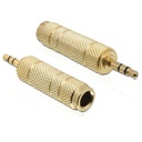 Delock 3.5mm stereo jack í 6.35mm, breytistykki