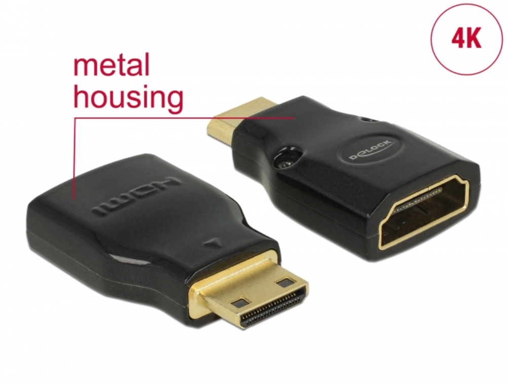 [65665] HDMI 2.0 í HDMI Mini-C 4K breytistykki hún/hann