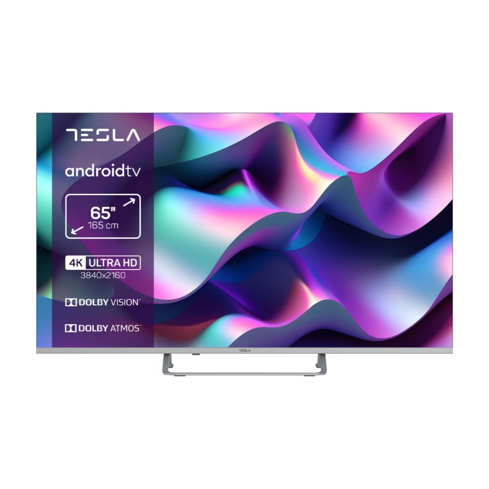 Tesla 65" DLED 4K Dolby Vision/Atmos Android TV snjallsjónvarp