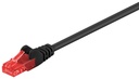 Goobay Cat6 RJ45 netsnúra svört, 5.0m