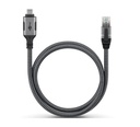 USB-C í RJ45 netsnúra, Grá, 1.5m