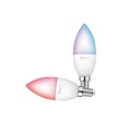 Trust E14 LED RGBCW Candle WiFi snjallperur, 2 í pakka