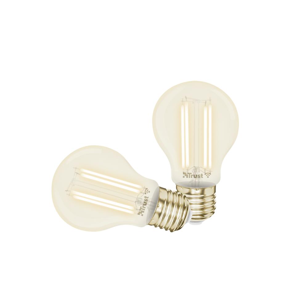 Trust E27 LED Filament WI-FI snjallperur, 2 í pakka