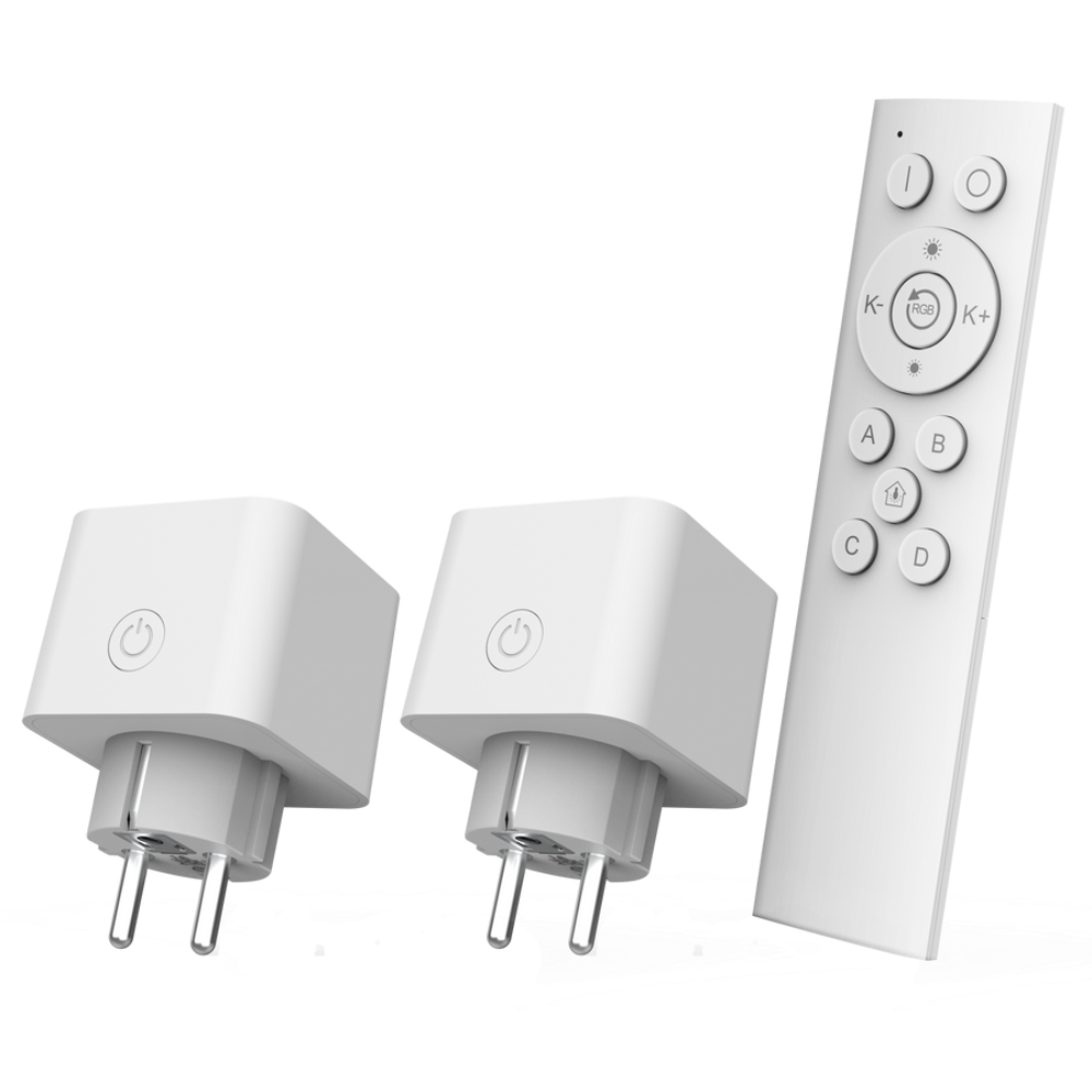 Trust WIFI Socket Starter Set – 2 snjallinnstungur + fjarstýring