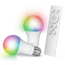 Trust WIFI Bulb Starter Set – 2 RGB snjallperur + fjarstýring