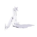 Multibrackets Workstation veggfesting fyrir skjá og lyklaborð 15"-27"