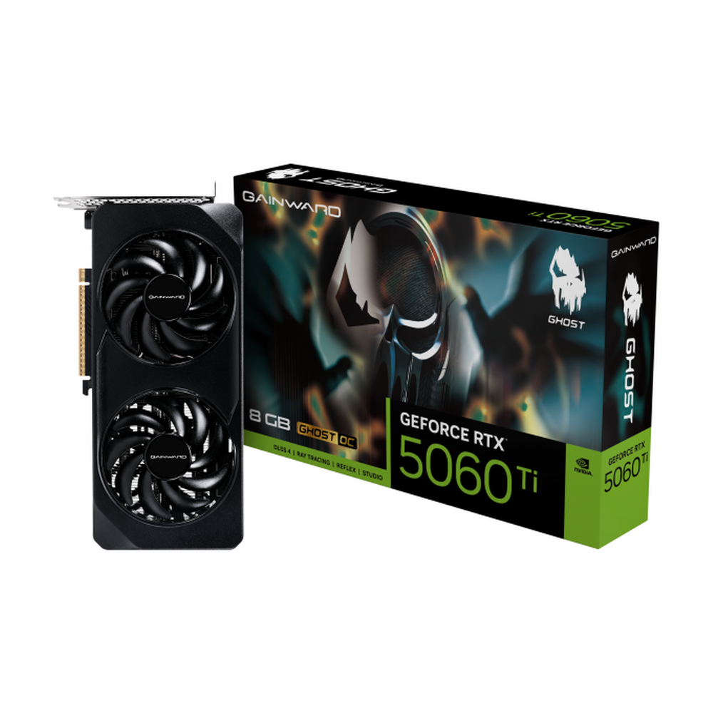[7506TT19P1-GB2062B] Gainward GeForce RTX 5060Ti 8GB Ghost OC skjákort