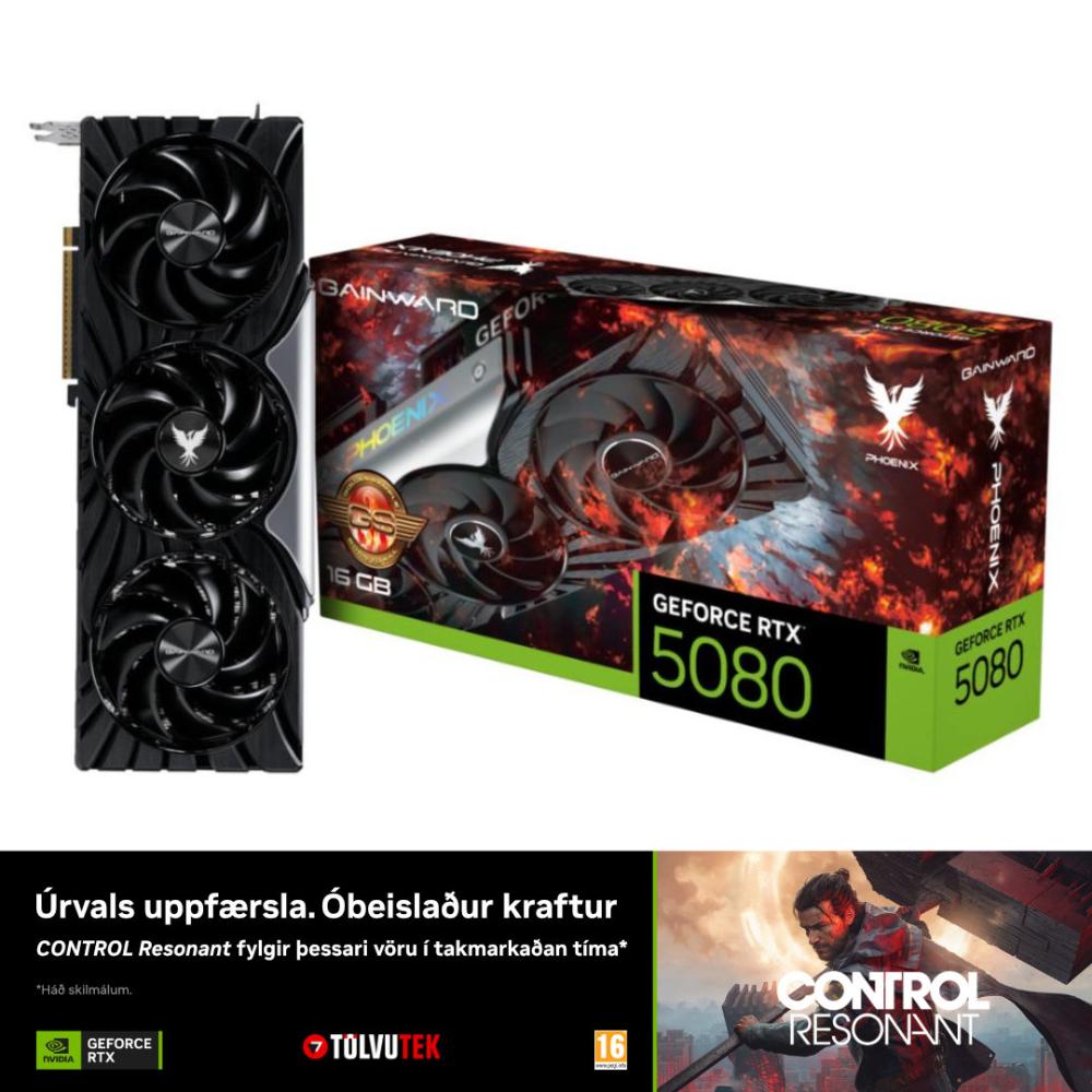 [75080S19T2-GB2031X] Gainward GeForce RTX 5080 16GB Phoenix GS skjákort