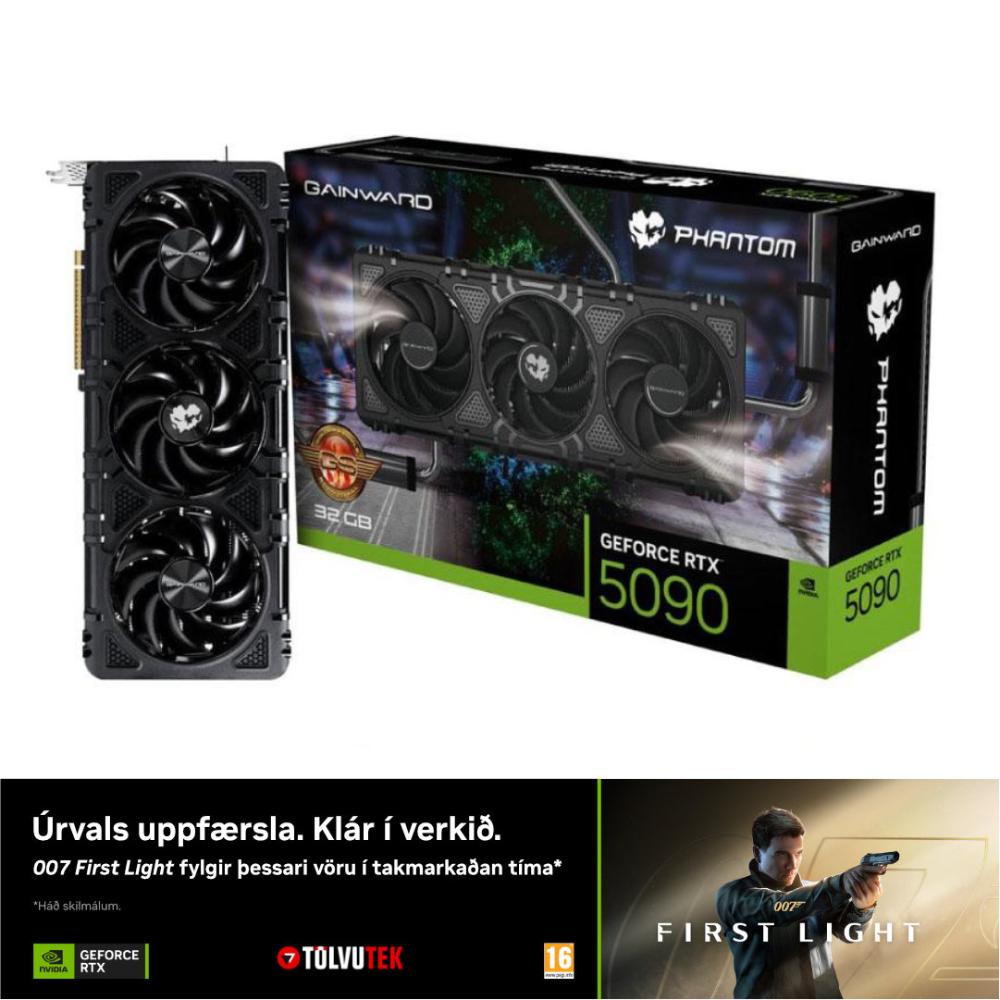 [75090S19R5-GB2020P] Gainward GeForce RTX 5090 32GB Phantom GS skjákort