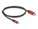 USB-C í DisplayPort 1.4 4K 144Hz, hann/hann, 1 metri