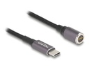 Delock USB-C í 8-pinna segultengi fyrir fartölvu, hún/hún, 15cm