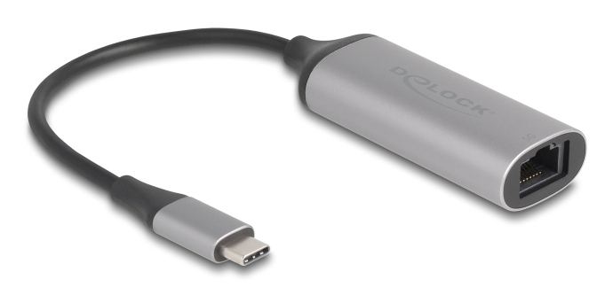 [81570] Delock USB-C í RJ45 5GbE netkort, silfur
