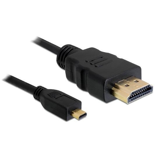 HDMI 1.4 í Micro HDMI kapall, hann/hann, 1 metri