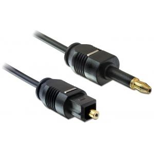 [82876] Delock Ljósleiðara kapall, Toslink>Toslink Mini 3.5mm 2 metrar