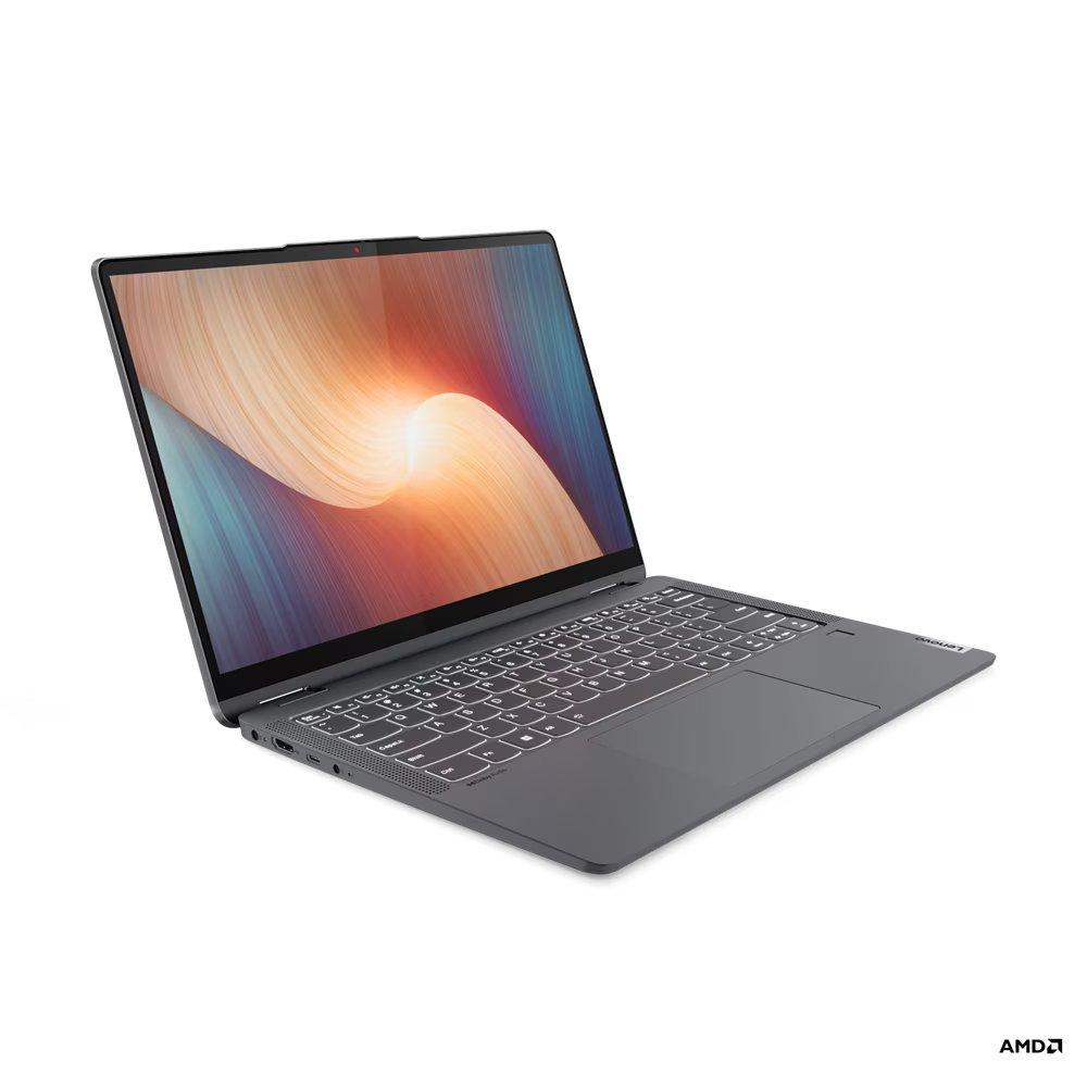 Lenovo Flex 5 2in1 fartölva, 14" FHD+ R5-5500U 16/512GB W11, Storm Grey