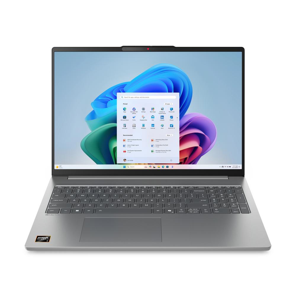 [83K8007PMX-TT] Lenovo IdeaPad Slim 3 fartölva, 16" FHD+ R5-7535HS 16GB 512GB W11, Luna Grey
