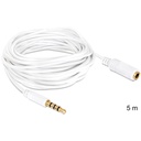 3.5mm stereo jack framlenging, 5 metrar